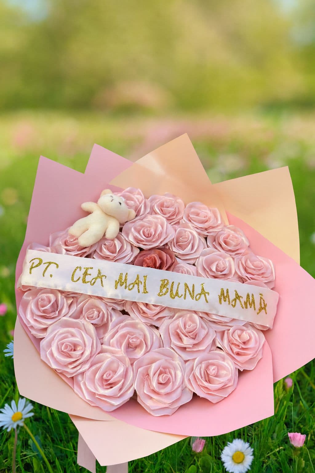 Buchet personalizat de trandafiri albi pentru ocazii speciale